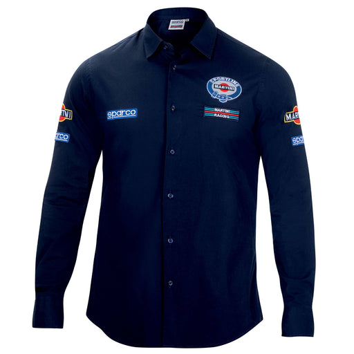 Sparco Martini Racing Shirt — Navy blue — view 1