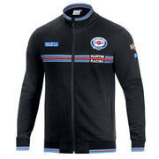 Sparco Martini Racing Full Zip Sweatshirt — Black — view 2