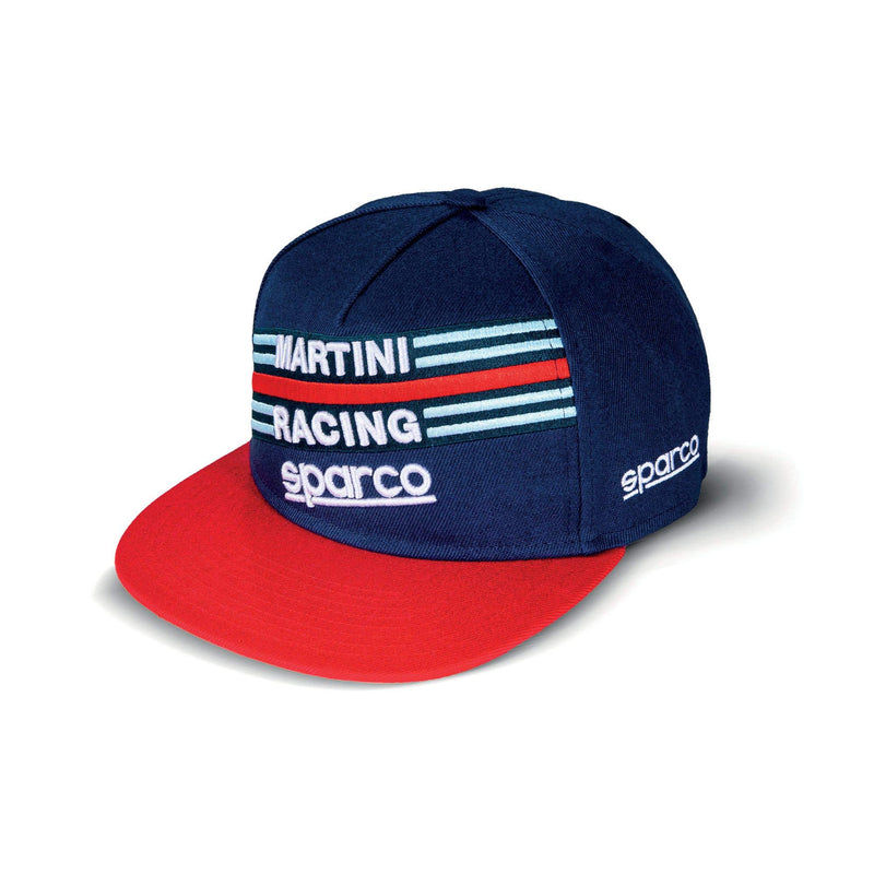 Sparco Martini Racing Flat Visor Cap Navy/Red — view 1