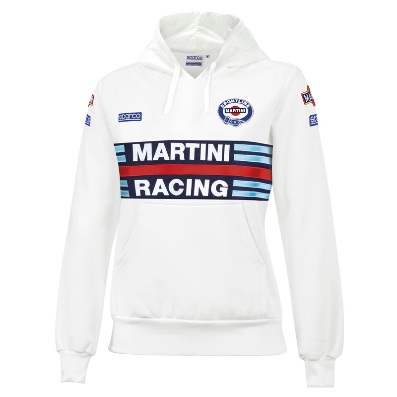 Sparco Martini Racing Women's Replica Hoodie — White — view 1