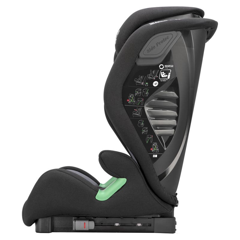 Sparco F1000KI ISOFIX i-Size Child Car Seat - Black