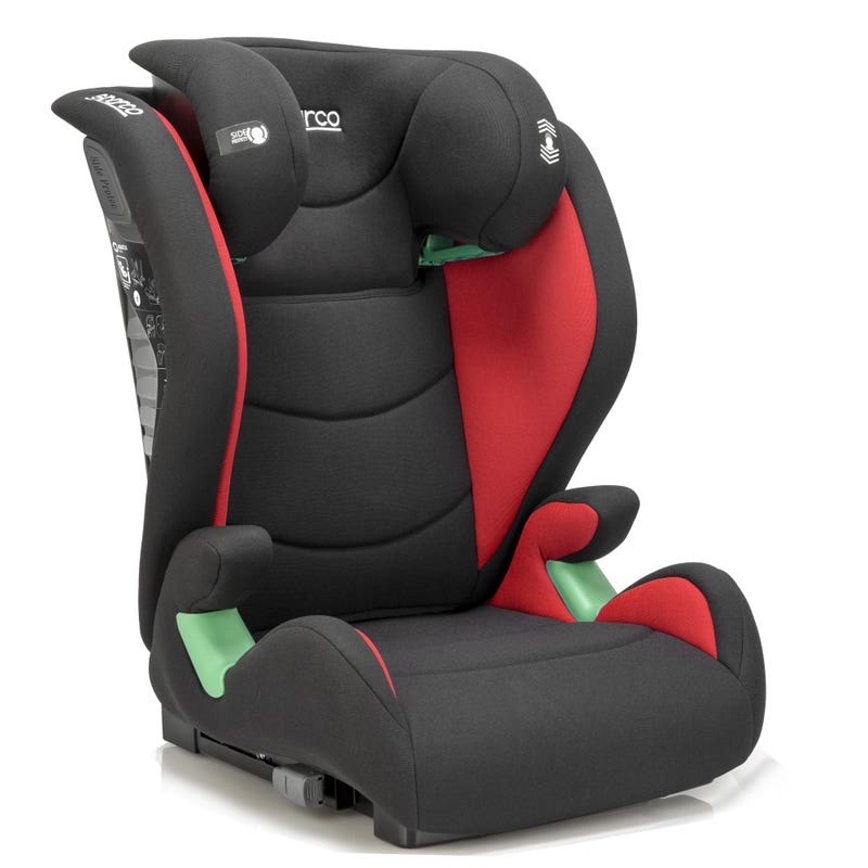 Sparco F1000KI ISOFIX i-Size Child Car Seat - Red