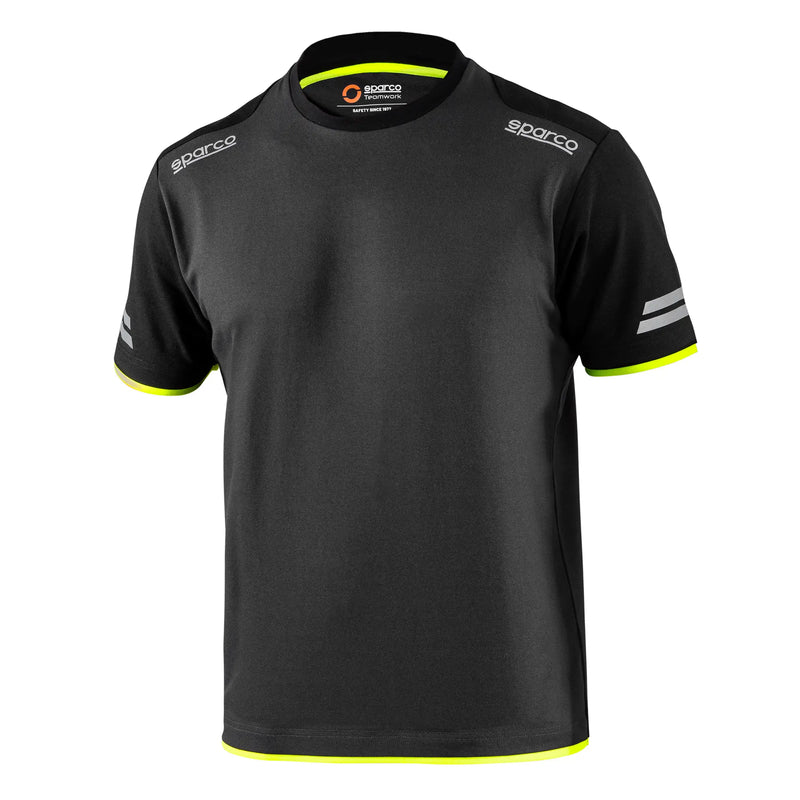 Sparco Tech Tucson T-Shirt - Black/Grey/Navy