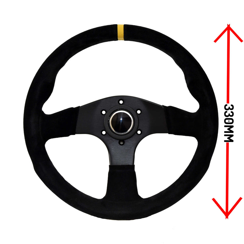LTEC LTEC063 330 mm Suede Steering Wheel