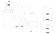 Atech Target XL FIA Racing Seat