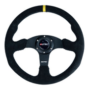BAS ECO 350 mm Suede Steering Wheel – Flat – BAS0114