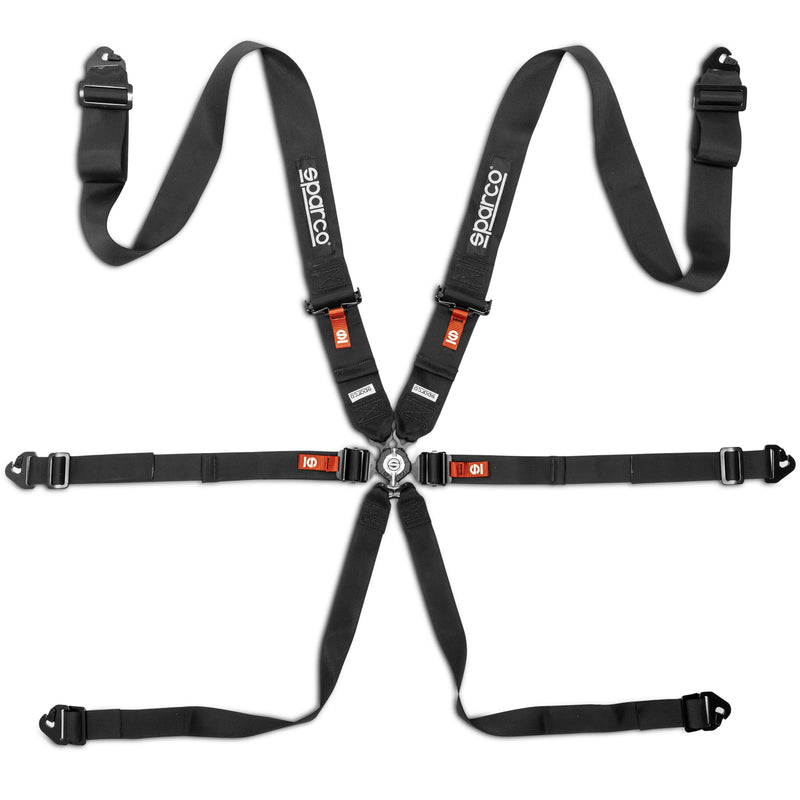 Sparco Competition H-3 Steel 2026 6-Point Harness