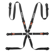 Sparco Competition H-2 Pull-Up 6-Point Harness