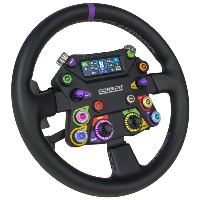 Conspit 310 Apex Wheel – ARGB, 2.99" Display, Dual Paddles (310 mm) - Conspit - Sim Race Webshop product image 2