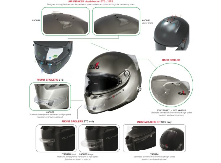 Stilo ST6 GT ZERO Turismo - FIA 8860 Helmet – Stilo ST6 GT ZERO Turismo - FIA 8860