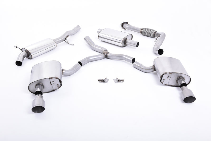 Milltek SSXAU609 Audi A4 (2.0 TFSI B9 Quattro Saloon & Avant (Non OPF/GPF Models & Without Brace Bars)) - SSXAU609_1