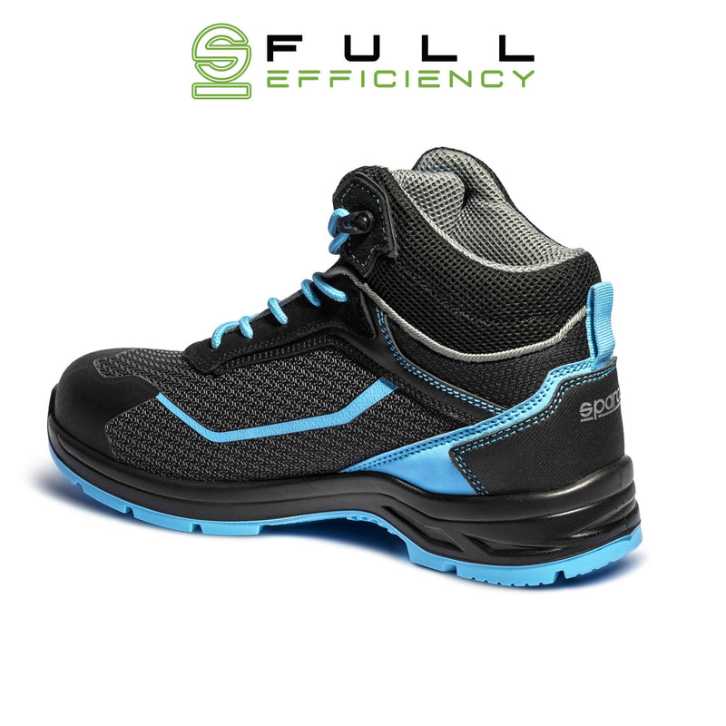 Sparco Safety Shoes S3 Indy-HE Sunny ESD Unisex Black/Light Blue