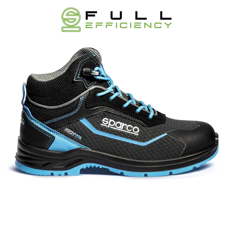 Sparco Safety Shoes S3 Indy-HE Sunny ESD Unisex Black/Light Blue