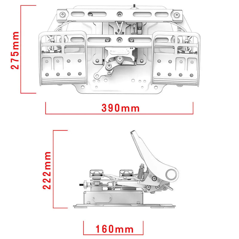 Virpil Controls R1 Falcon Rudder Pedals - Sim Race Webshop B.V.