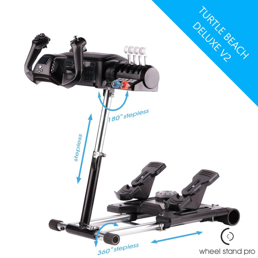 Wheel Stand Pro for Turtle Beach VelocityOne Flight - Deluxe V2 - Sim Race Webshop B.V.
