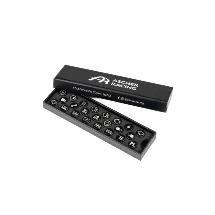Ascher Racing Lovely Sim Racing Button Caps - Ascher Racing - Sim Race Webshop product image 2