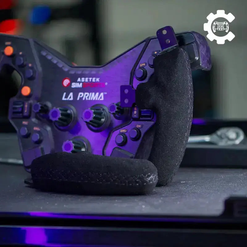 Asetek SimSports Formula Regular Steering Wheel Handles with Suede - Asetek SimSports - Sim Race Webshop product image 5