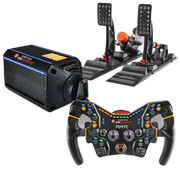 Asetek SimSports Forte 18Nm, Forte Formula Steering Wheel & Invicta™ S-Series T.H.O.R.P.™ II Pedals Bundle - Asetek SimSports - Sim Race Webshop product image 1