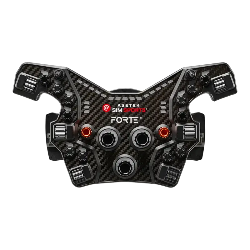 Asetek SimSports - Forte Formula Button Box (Black, Aluminum) - Asetek SimSports - Sim Race Webshop product image 1