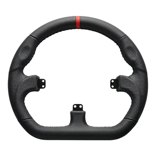 Asetek SimSports GT Closed D Black Leather Rim - Asetek SimSports - Sim Race Webshop product image 1