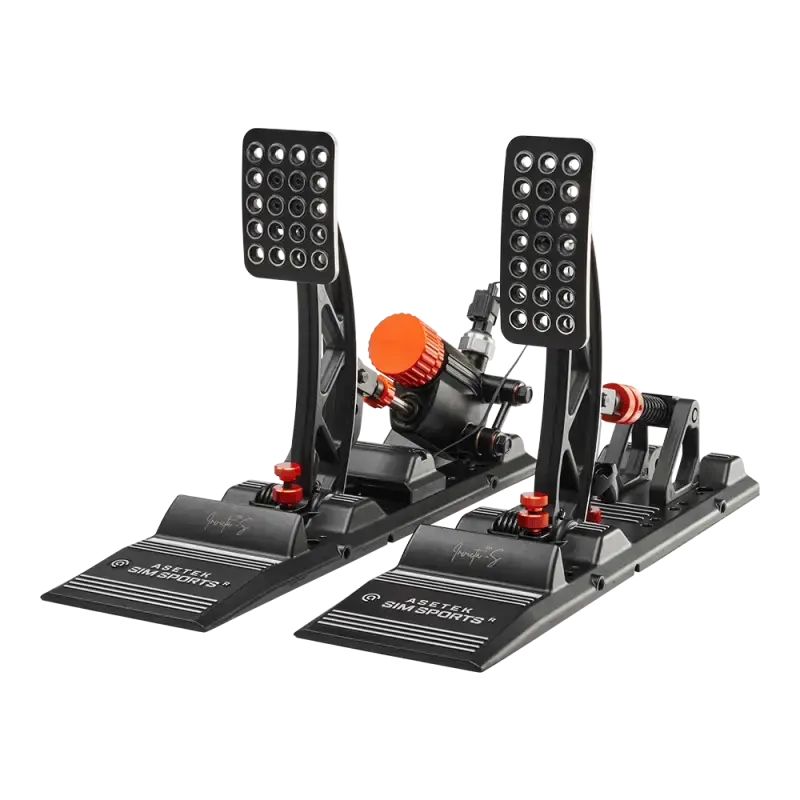 Asetek Simsports Invicta™ S-Series T.H.O.R.P.™ II - Throttle and Brake Pedals - Asetek SimSports - Sim Race Webshop product image 1