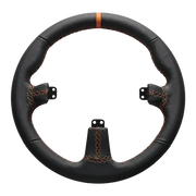 Asetek SimSports Round Black Leather Steering Wheel Rim - Asetek SimSports - Sim Race Webshop product image 2