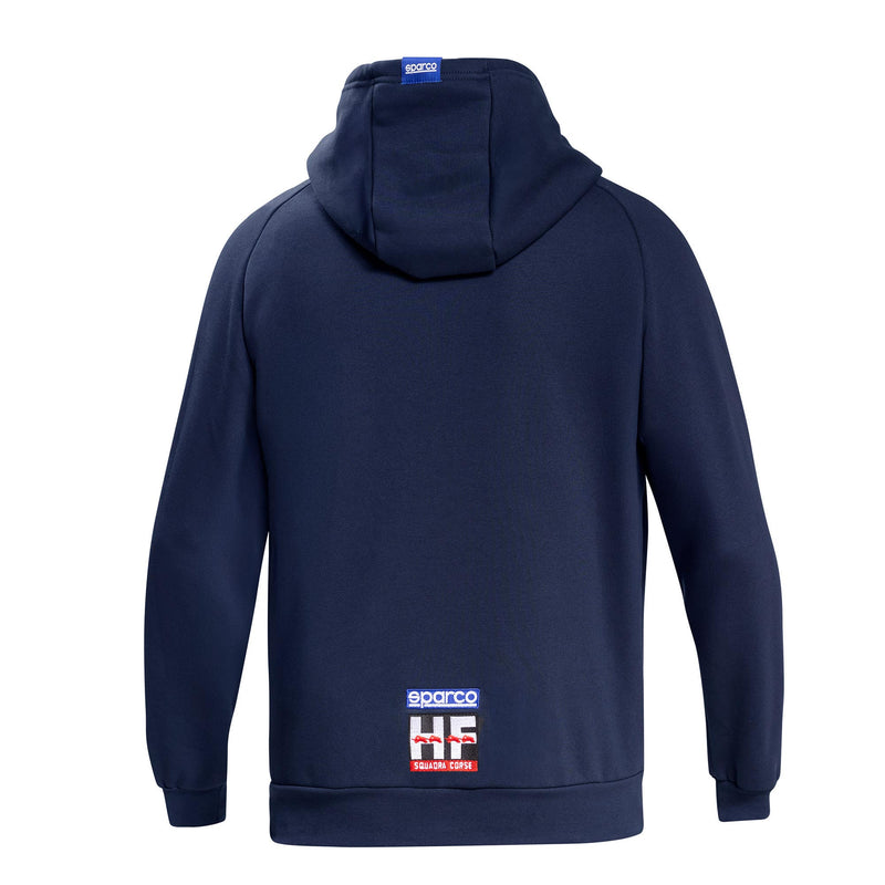 Sparco Lancia Squadra Corse Hoodie — Blue/Black — back