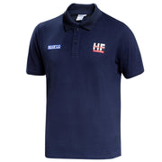 Sparco Lancia Lunetta Polo Shirt — Navy blue — front