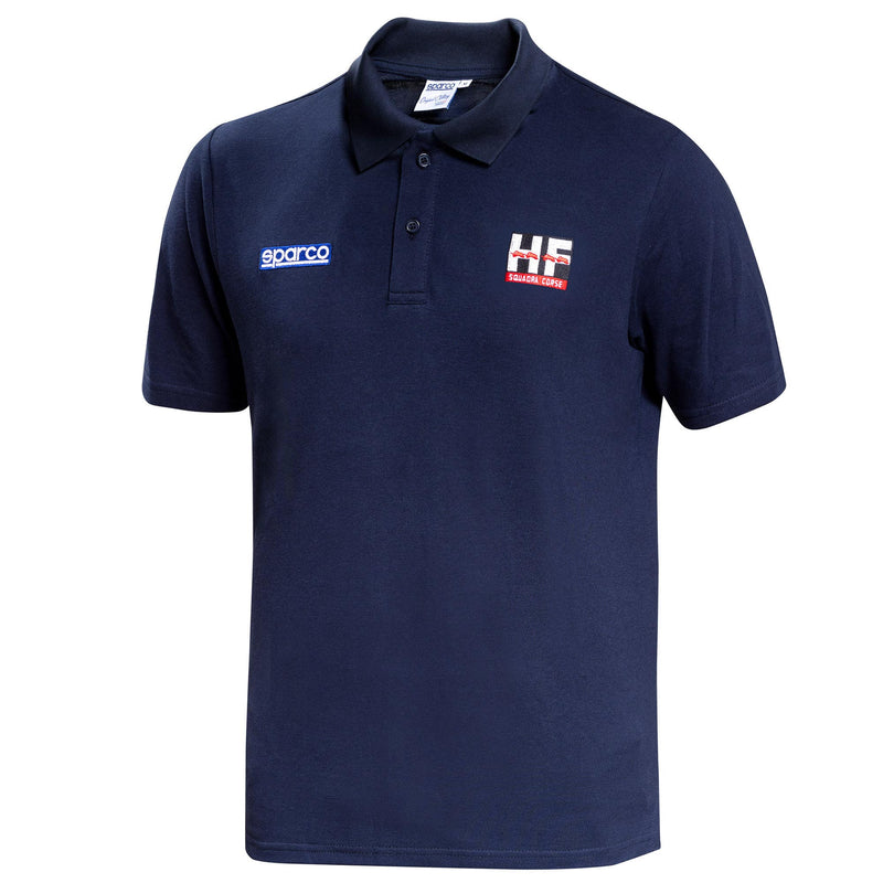 Sparco Lancia Lunetta Polo Shirt — Navy blue — front