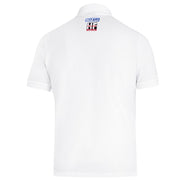 Sparco Lancia Lunetta Polo Shirt — White — back