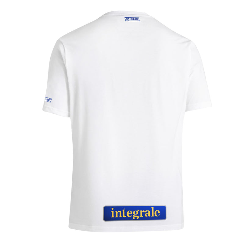 Sparco Lancia HF Delta T-Shirt — White/Red — back