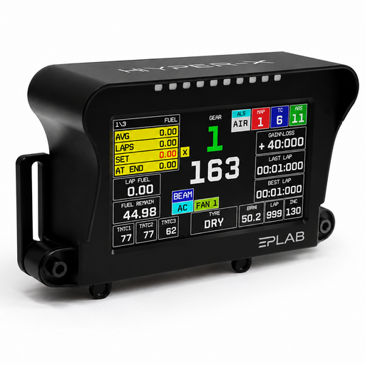 EPLAB HYPER-X 6.8 dashboard – front angled official product photo