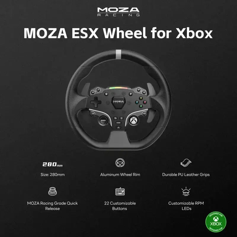 MOZA Racing ESX Steering Wheel For XBOX - MOZA Racing - Sim Race Webshop product image 4