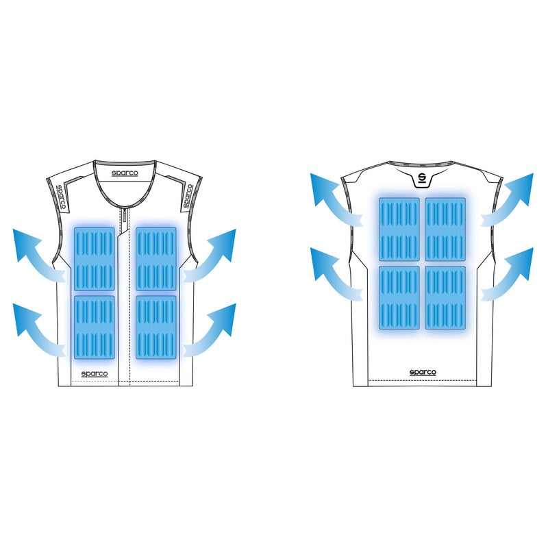 Sparco Ice Vest Cooling Vest – ICE VEST SZ XXL SI