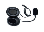 ZeroNoise Open-Face Helmet Intercom Kit with Ear Cups – product view