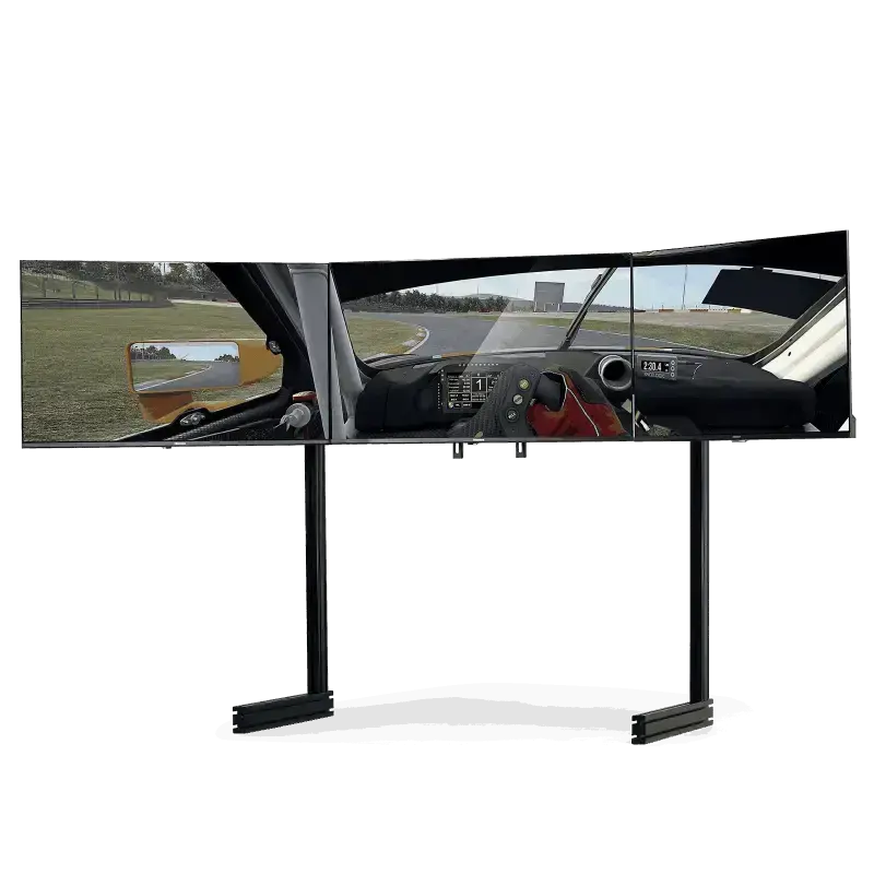 NEXT LEVEL RACING ELITE FREE STANDING TRIPLE MONITOR STAND - BLACK EDITION - Next Level Racing - Sim Race Webshop product image 3
