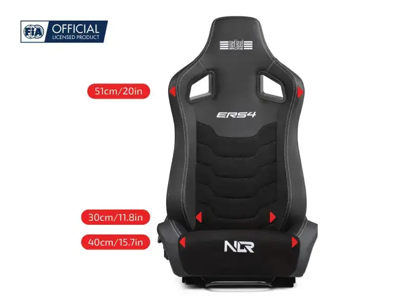 Next Level Racing ERS4 Elite Reclining Seat - PU Leather & Suede Edition - Next Level Racing - Sim Race Webshop product image 7