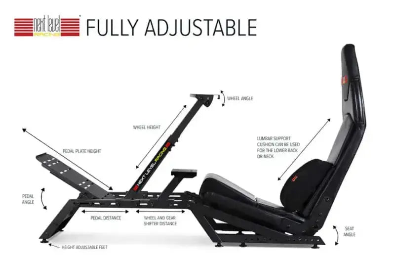 Next Level Racing F-GT Formula and GT Simulator Cockpit - Next Level Racing - Sim Race Webshop product image 9