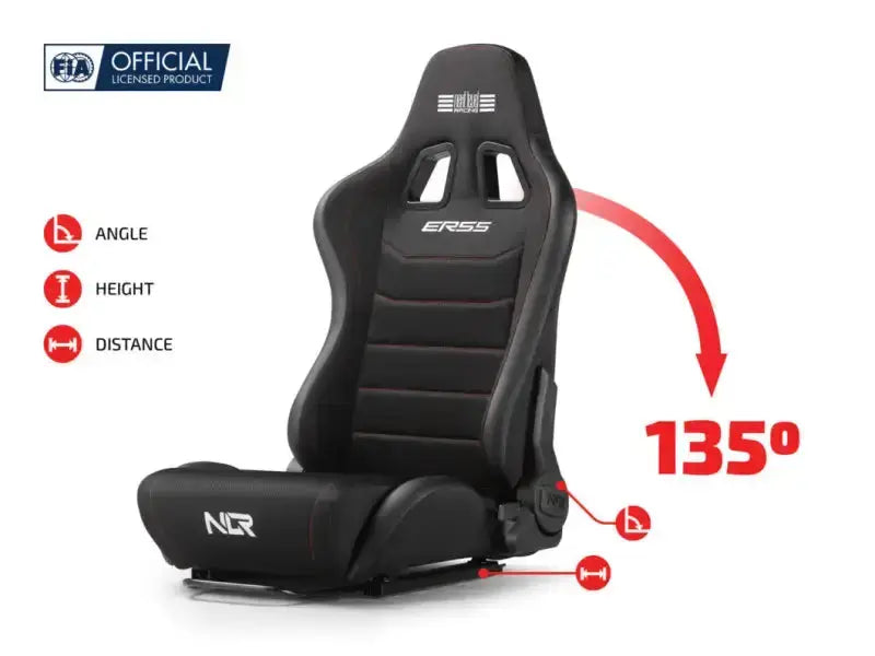 Next Level Racing® ERS5 Elite Reclining Seat – Fabric & SimAero Mesh Edition - Next Level Racing - Sim Race Webshop product image 6