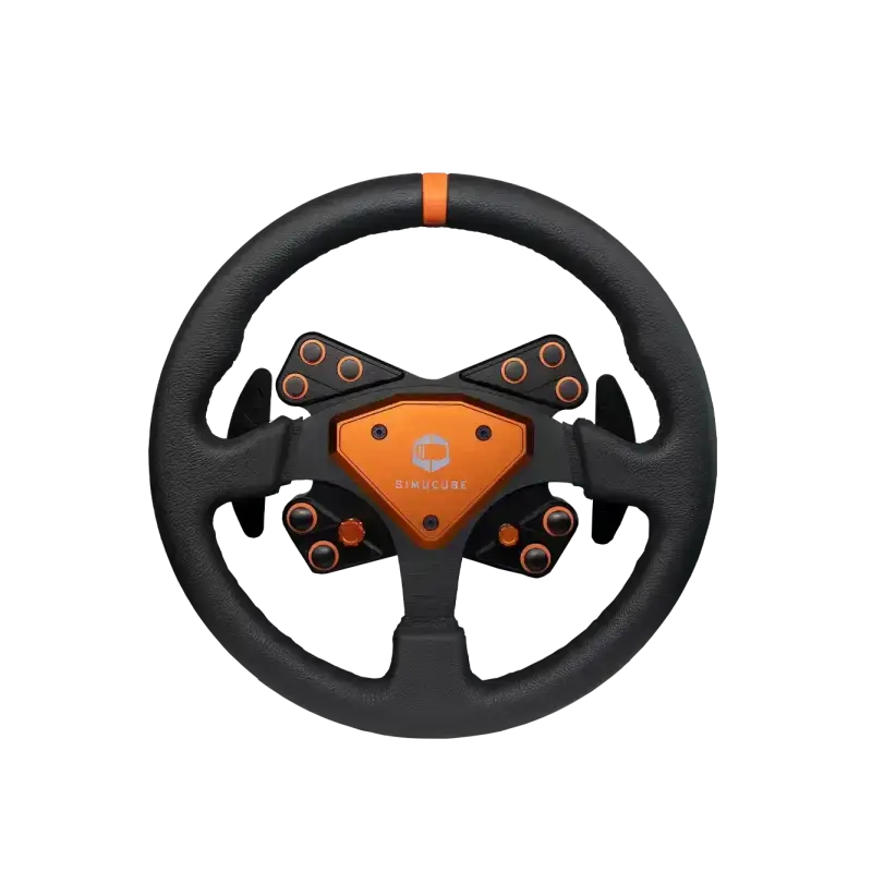 Simucube Tahko Round-23 Wheel Orange and Black Edition - Simucube - Sim Race Webshop product image 4