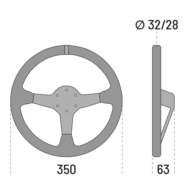 Sparco R345 Steering Wheel — 