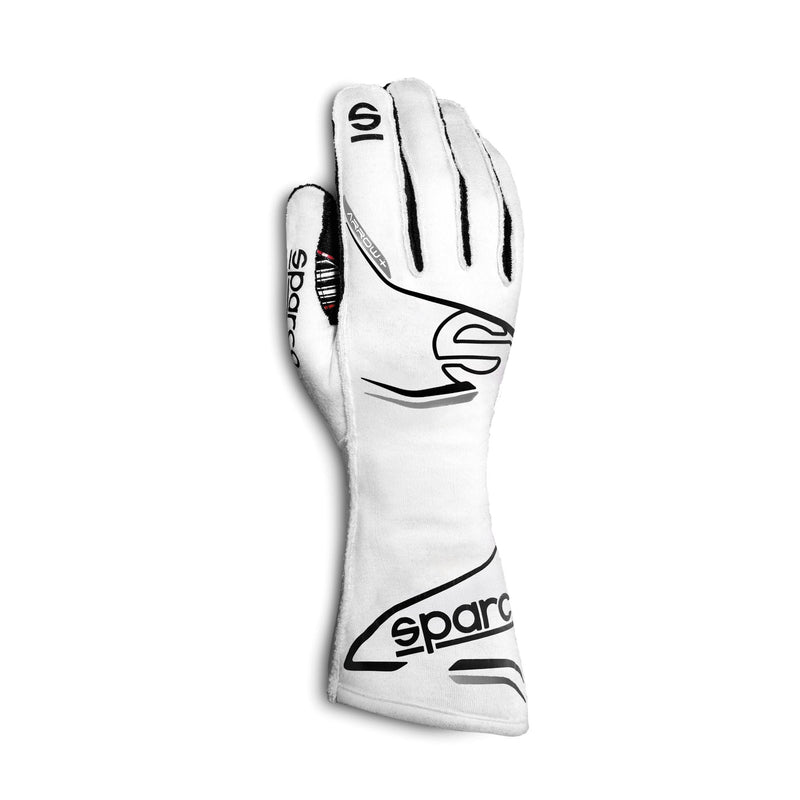 SPARCO ARROW PLUS GLOVES — White/Black