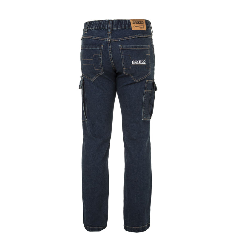 Sparco Tech Denim Dallas Work Jeans - Blue — Dark blue