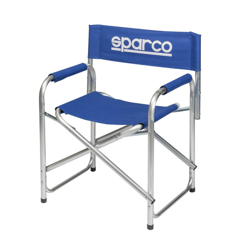 Sparco Aluminium Folding Director’s Chair – Black — 