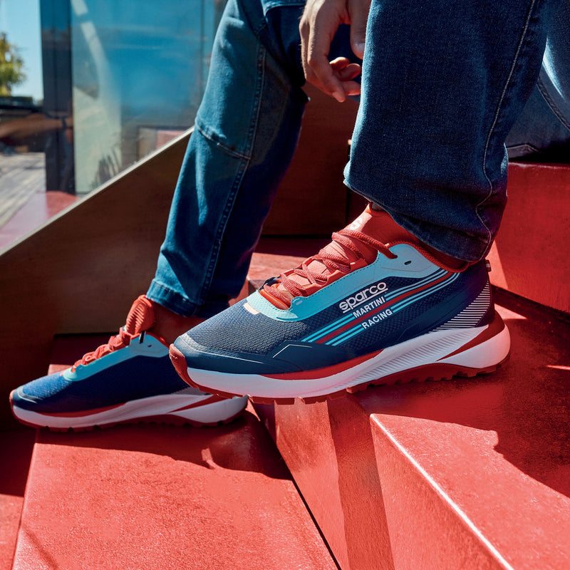 Sparco S-Run Martini-R Sneakers - Navy — Navy blue