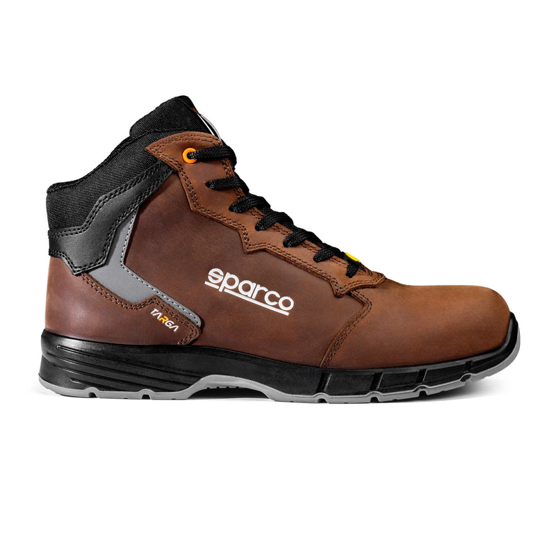 Sparco Targa-H Vic Safety Shoes S3S ESD Unisex Brown — Dark brown