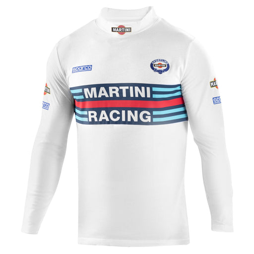 Sparco Martini Racing Roll-Neck Longsleeve - White — White