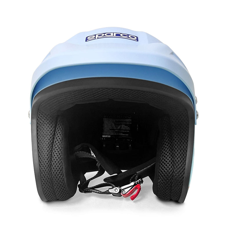 Sparco J-Pro ECE 22.06 Helmet - Gulf and Martini Racing — Celeste