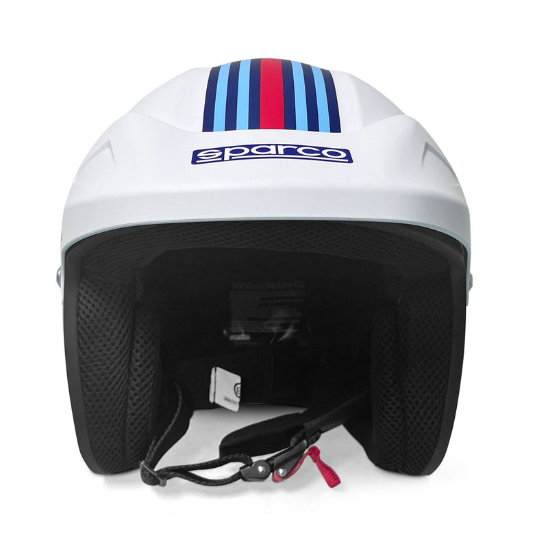Sparco J-Pro ECE 22.06 Helmet - Gulf and Martini Racing — White