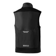 Sparco Tech Gilet Illinois —  grigio scuro / giallo fluo